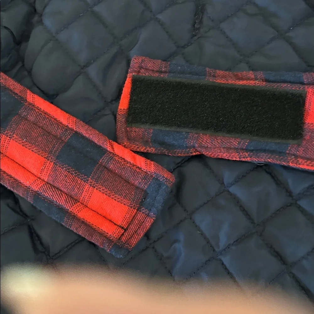 Red and Black Plaid Dog Jacket